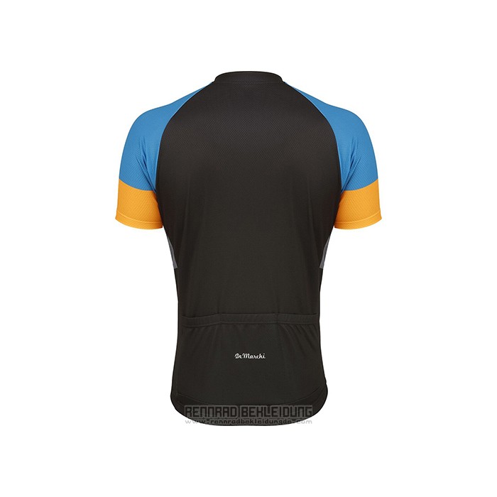 2021 Fahrradbekleidung De Marchi Gelb Blau Grau Trikot Kurzarm und Tragerhose - zum Schließen ins Bild klicken